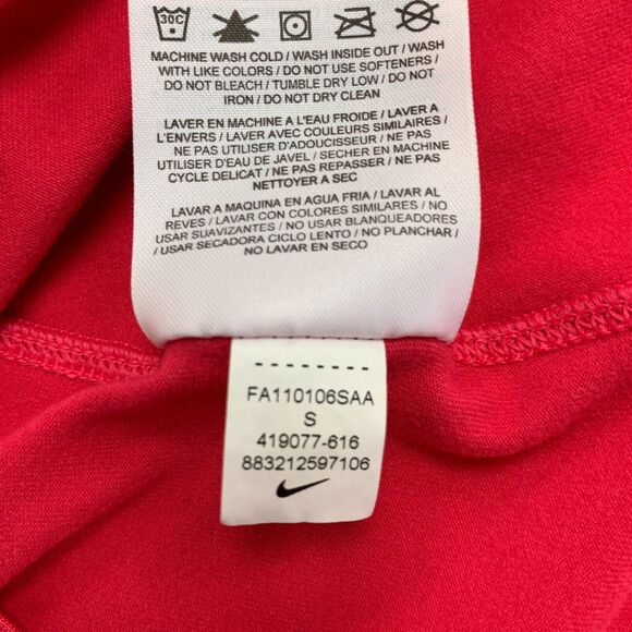 Nike Golf Top Women S Small Watermelon Dri Fit Snap Button Collar Athletic Shirt - Picture 10 of 12